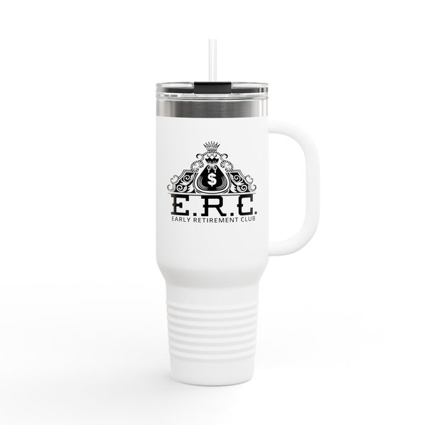 Insulated "ERC Moneybag/ Out of Office" Travel Mug, 40oz